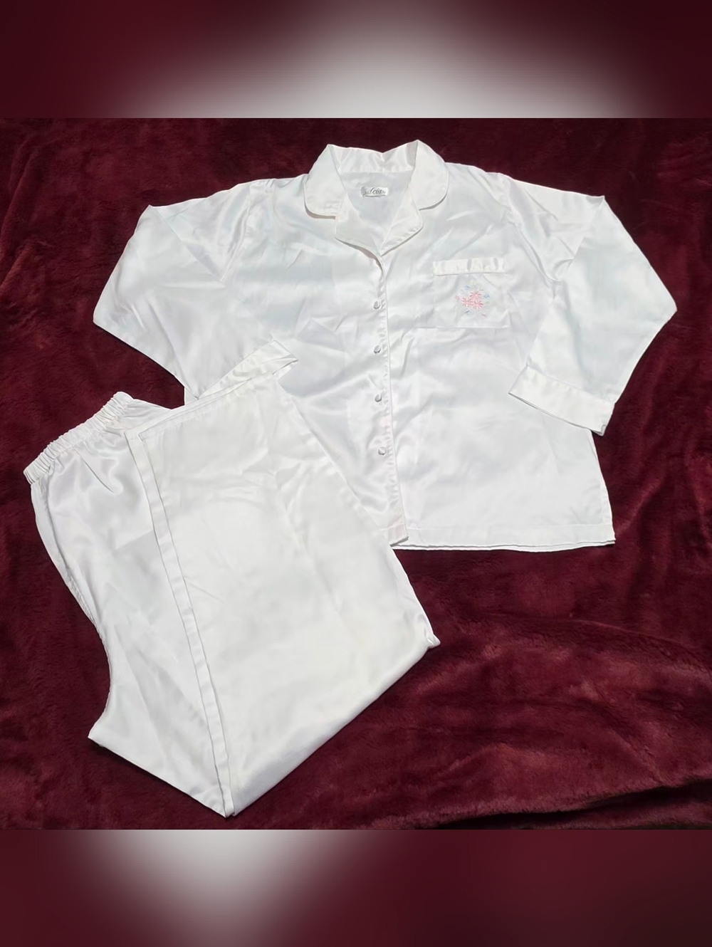 Aria Satin Pajama Set